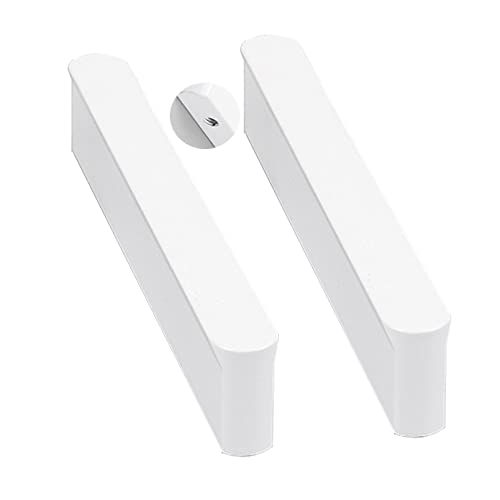2 Stück Möbelgriff Aluminiumlegierung Schrankgriffe Weiß Profilgriff T-Form SchubladenKnöpfe Türgriff Zugknöpfe für Schlafzimmer Küche Kleiderschrank,Mit Schrauben (Hole distance 192mm) von YUESHEN888
