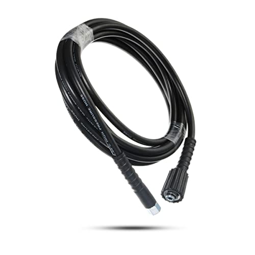 YUET 5 M Hochdruckreiniger Schlauch Ersatz M14 x M22 (15mm) für Kärcher K-Serie-Unterlegscheiben K2, K3, K4, K5, K7, Gewindeanschluss, wasserreinigender Schlauchleitung und Ablauf YUET 5 M Hochdruckreiniger Schlauch Ersatz M14 x M22 (15mm) für Kärcher K-Serie-Unterlegscheiben K2, K3, K4, K5, K7, Gewindeanschluss, wasserreinigender Schlauchleitung und Ablauf von YUET