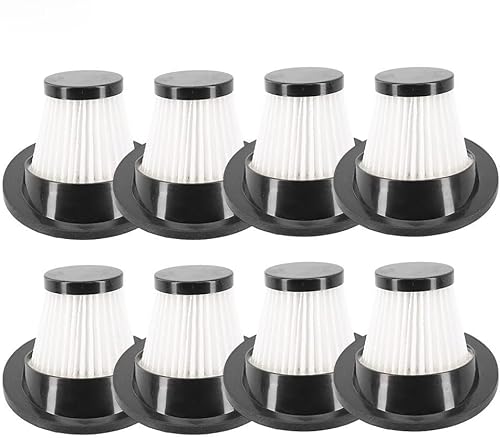 YUETTYY 1/8/10 Stück waschbare wiederverwendbare Filter, Ersatz-HEPA-Filter für VacLife VL188 VL189 Handstaubsauger-Zubehör, Filterelement-Zubehör (8 Stück) von YUETTYY