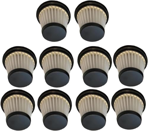YUETTYY 2/4/10 Stück Ersatzteile HEPA-Filter für Baseus für A3 Lite Staubsauger, waschbares und wiederverwendbares Filterteil (10 Stück) von YUETTYY
