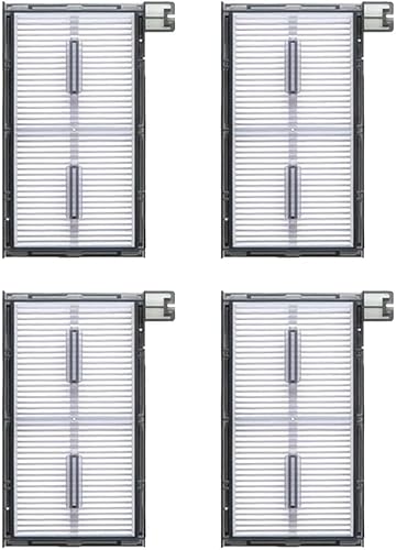 YUETTYY 2/4/6 Stück Ersatz-HEPA-Filter passend für Eufy X8 Pro Series X8 Pro SES Roboter-Staubsauger-Ersatzteile, Filterzubehör (4 Stück) von YUETTYY