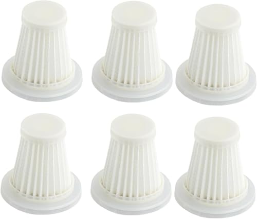 YUETTYY 6 Stück Ersatzteile HEPA-Filter, erleben Sie Wartung mit Ersatzfiltern für PeroBuno für Saker Auto-Handstaubsauger von YUETTYY