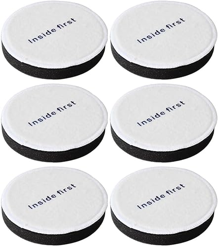 YUETTYY Ersatz-HEPA-Filter für Bush beutellose VUS34AE2O, E2BNSLEU Handstaubsauger, Vorfilter + waschbare Schaumstoff-Vorfilter, 6 Stück von YUETTYY