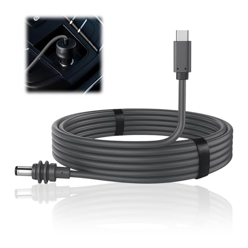 YUEWEESER Starlink Mini-USB-C-auf-DC-Stromkabel, 2 m, USB-Typ-C-Eingang auf DC-Kabel, kompatibel mit Starlink Mini, 18 AWG, 140 W, wasserdichtes USB-C-Kabel (2 m) von YUEWEESER