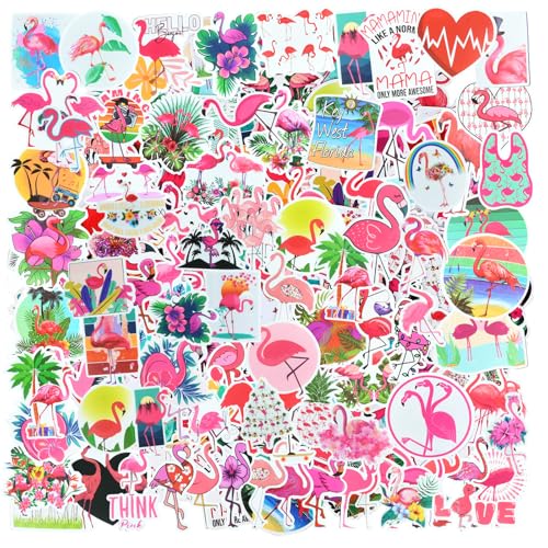 Aufkleber Flamingo Dekoration, 100 Stück Kinder Flamingo Stickers, Flamingo Aufkleber Rosa, Vinyl Stickers Flamingo, für Verzierung Scrapbooking und Partydekorationen Aufkleber Flamingo Dekoration, 100 Stück Kinder Flamingo Stickers, Flamingo Aufkleber Rosa, Vinyl Stickers Flamingo, für Verzierung Scrapbooking und Partydekorationen von YUEXNKO