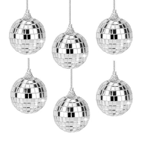 YUEXNKO Disco-Kugel, 6 Stück Spiegelkugel Discokugel, 5cm Silber, Hängend, Schaumstoff, Disco, Partys, Weihnachten, Hochzeit YUEXNKO Disco-Kugel, 6 Stück Spiegelkugel Discokugel, 5cm Silber, Hängend, Schaumstoff, Disco, Partys, Weihnachten, Hochzeit von YUEXNKO