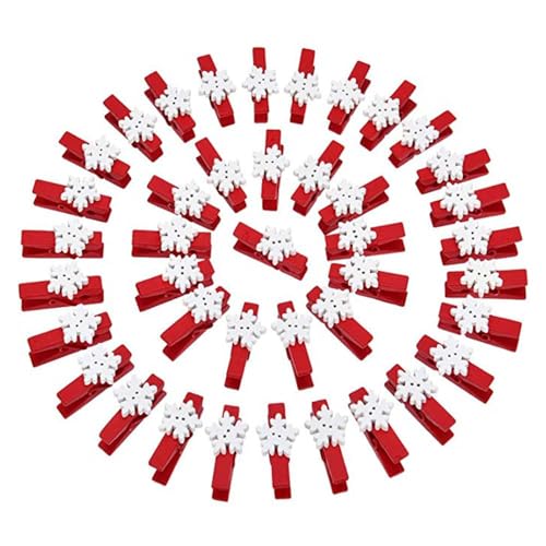 Mini Schneeflocke Clips, 50 Stück Schneeflocke Holz Clips, Kleine Schneeflocke Klammern, Schneeflocke Clips Weihnachten, Mini Holz Clips mit 10 Meter Hanf Schnur, Weihnachten Dekoration Mini Schneeflocke Clips, 50 Stück Schneeflocke Holz Clips, Kleine Schneeflocke Klammern, Schneeflocke Clips Weihnachten, Mini Holz Clips mit 10 Meter Hanf Schnur, Weihnachten Dekoration von YUEXNKO
