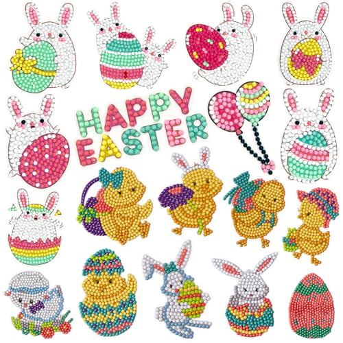 Osterhase Diamant Aufkleber Kit,Ostern Kaninchen Diamant Aufkleber,DIY Diamant Malerei Aufkleber,Diamond Painting Aufkleber Kinder,Aufkleber Kit Diamant Malerei Kits für Anfänger Diamant Malerei Kits Osterhase Diamant Aufkleber Kit,Ostern Kaninchen Diamant Aufkleber,DIY Diamant Malerei Aufkleber,Diamond Painting Aufkleber Kinder,Aufkleber Kit Diamant Malerei Kits für Anfänger Diamant Malerei Kits von YUEXNKO