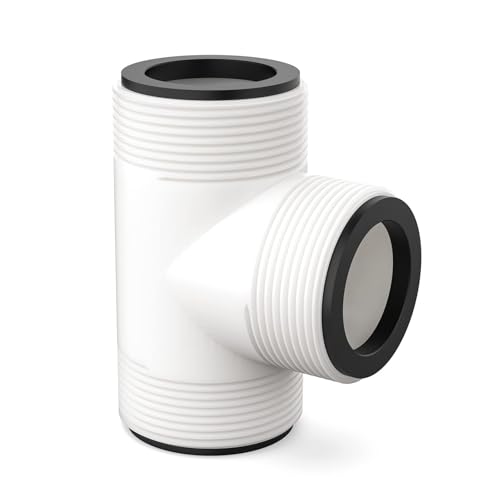 T-Stück Schlauchverbinder für 38mm Schlauch,Poolanschlussset 38mm Schlauchverbinder Pool Adapter,für Pool Pumpen Schläuche für Sie den 1,5-Zoll-Schlauch von YUEXNKO