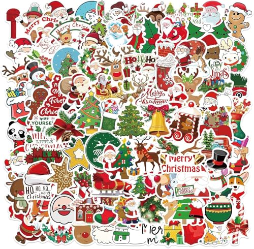 Weihnachtsaufkleber, 100pcs Aufkleber Weihnachten, Weihnachten Geschenkaufkleber, Christmas Aufkleber, Weihnachts Vinyl Aufkleber, Weihnachts Dekoration Aufkleber, Kinder Stickers Weihnachtsaufkleber, 100pcs Aufkleber Weihnachten, Weihnachten Geschenkaufkleber, Christmas Aufkleber, Weihnachts Vinyl Aufkleber, Weihnachts Dekoration Aufkleber, Kinder Stickers von YUEXNKO