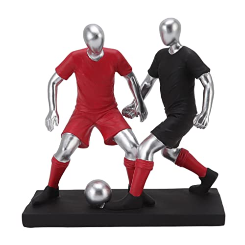 YUEYASHUX Football Player Statue Creative Soccer Skulptur Wohnkultur Ornament YUEYASHUX Football Player Statue Creative Soccer Skulptur Wohnkultur Ornament von YUEYASHUX