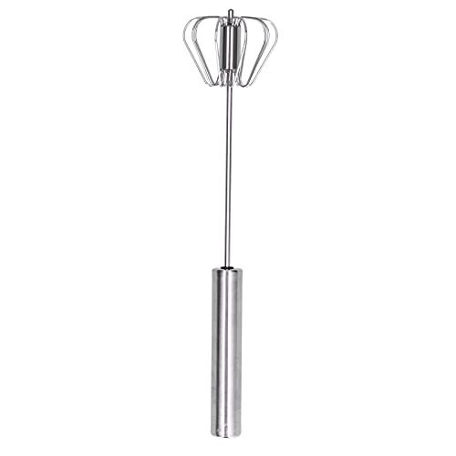 YUEYASHUX Kleiner Schneebesen Manueller Mixer Für Den Küchengebrauch Edelstahl Halbautomatischer Handmixer Geeignet Für Eierschläger (14in) von YUEYASHUX