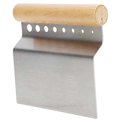 YUEYASHUX Teig kratzer Edelstahl mit Griff für Pizza und Gebäck Schneiden 304 Edelstahl Buche Küchen werkzeug YUEYASHUX Teig kratzer Edelstahl mit Griff für Pizza und Gebäck Schneiden 304 Edelstahl Buche Küchen werkzeug von YUEYASHUX