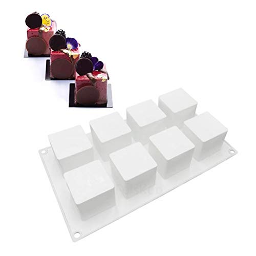 Yueyashux 8 Gitter Silikonform Backschale Nicht -Stick -Kuchenform zum Backen von Küchen Yueyashux 8 Gitter Silikonform Backschale Nicht -Stick -Kuchenform zum Backen von Küchen von YUEYASHUX