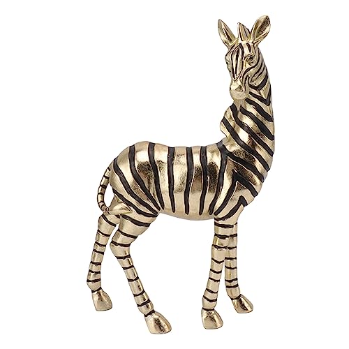 Yueyashux Harz Zebra Statuen Gold Vivid Animal Skulptur Lesezeichen Home Desk Yueyashux Harz Zebra Statuen Gold Vivid Animal Skulptur Lesezeichen Home Desk von YUEYASHUX