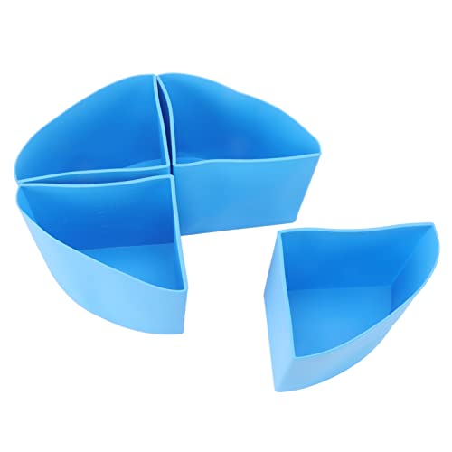 Yueyashux Silicon Slow Cooker Divider Liner 4 in 1 wiederverwendbares und leckeres Kochausgang für 6 Liter Topf (Schwarz) (Grau) (Rot) (Blau) von YUEYASHUX