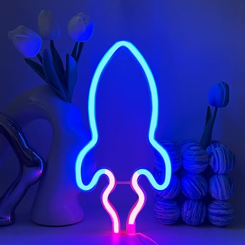 LED Rakete Neonlicht,Light Sign Rakete Geeignet für Schlafzimmer,Weihnachtsbar,Party,Hochzeit, Feiertag,Halloween Rakete Sign USB or Battery Powered LED Rakete LED Rakete Neonlicht,Light Sign Rakete Geeignet für Schlafzimmer,Weihnachtsbar,Party,Hochzeit, Feiertag,Halloween Rakete Sign USB or Battery Powered LED Rakete von YUEYYNS
