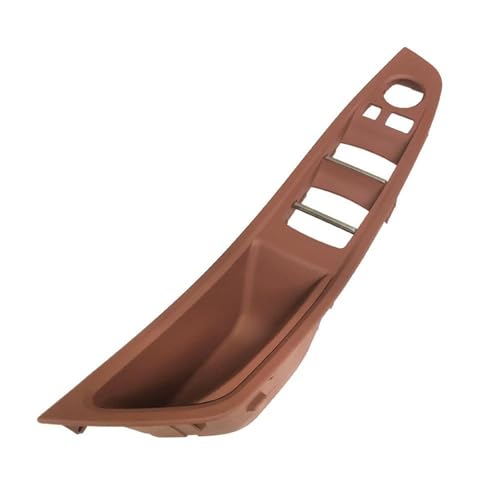 YUEYZHK Auto-Innentür-Armlehne Einbau-Panel Tür Pull Griff Für BMW 5 Series F10 F11 528 530 2010-2017(LHD Brown) von YUEYZHK