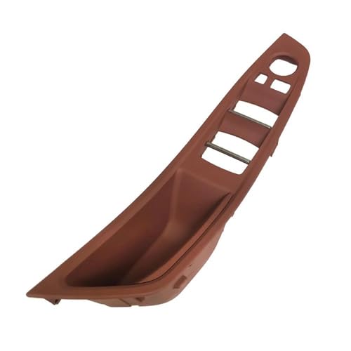 YUEYZHK Auto-Innentür-Armlehne Einbau-Panel Tür Pull Griff Für BMW 5 Series F10 F11 528 530 2010-2017(LHD Redbrown) von YUEYZHK