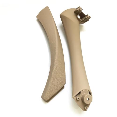 YUEYZHK Links Rechts Innen Tür Pull Griff Mit Abdeckung Trim Für BMW 3 Serie E90 E91 316 325 328i 2004-2012(Beige Left) von YUEYZHK