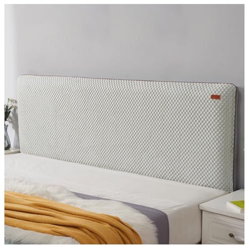 YUEZHONG Stretch-Bettkopfteil-Schonbezug, Dreidimensionales Muster, Bettkopfteil-Schutzbezug for Queensize-/Doppelbett, for Schlafzimmerdekor, Waschbar(Fog Green,190x80cm/75x31in) von YUEZHONG