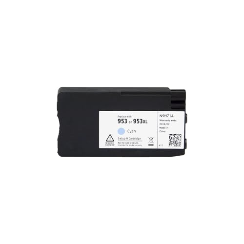 Tintenpatrone kompatibel for h-p953 hp 953XL 953 953XL for HP 7740 7720 7730 8210 8218 8710 8715 8718 8719 8720 8725 8728 8730(1PC Cyan) von YUEZUYIOU
