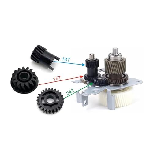 YUEZUYIOU Fixiereinheit Antriebsräder 007K98681 for X-erox Versant 80 180 2100 3100 V80 V2100 V3100 V180 007K19320 007K19450-1(20T Black) von YUEZUYIOU