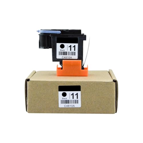 YUEZUYIOU HP11 Druckerkopf kompatibel for Druckkopf Designjet 70 100 110 500 510 500PS C4810A C4811A C4812A C4813A(1PC -Black) von YUEZUYIOU