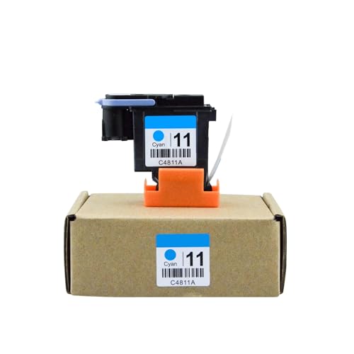 YUEZUYIOU HP11 hp11 Kompatibel for Druckkopf Designjet 70 100 110 500 510 500PS C4810A C4811A C4812A C4813A(1PC - Cyan) von YUEZUYIOU