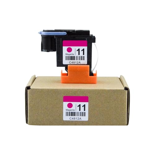 YUEZUYIOU HP11 hp11 Kompatibel for Druckkopf Designjet 70 100 110 500 510 500PS C4810A C4811A C4812A C4813A(1PC - Magenta) von YUEZUYIOU