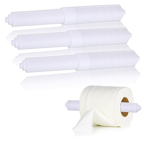 3 Stück Toilettenpapierhalter,Toilettenpapierhalter zum Bohren WC Papierhalter Toilett Papier Halter Roller Toilett Papiertuch Halter Ersatz Kunststoff Frühling Geladen Ersatzrolle aus Kunststoff von YUFFQOPC