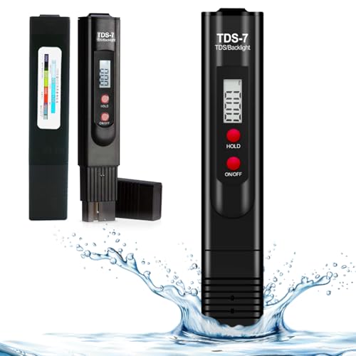 TDS Messgerät,Mikrosiemens Messgerät und PPM Messgerät Wasser Digital Wassertester TDS Wasserqualität Tester Trinkwasser Wassertest TDS Messgerät für Trinkwasser Pool Aquarium Teich von YUFFQOPC