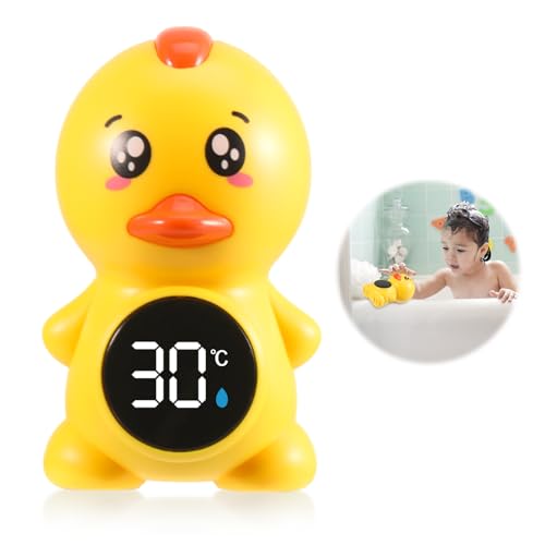 YUFFQOPC Baby Badethermometer Hohe Temperaturwarnung Badewannenthermometer Wasserdicht Baby Thermometer Badewanne Thermometer Baby Keine Batterie-Entlein-Automatisch Öffnen Und Schließen YUFFQOPC Baby Badethermometer Hohe Temperaturwarnung Badewannenthermometer Wasserdicht Baby Thermometer Badewanne Thermometer Baby Keine Batterie-Entlein-Automatisch Öffnen Und Schließen von YUFFQOPC