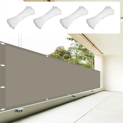Sonnensegel Rechteckig mit Ösen 1 x 2.2 m Rechteckig Wasserdicht 98% UV Schutz Balkonbespannung Reißfest mit Spannseilen mit Ösen für Balkon Camping Terrasse Pergola, Khaki Sonnensegel Rechteckig mit Ösen 1 x 2.2 m Rechteckig Wasserdicht 98% UV Schutz Balkonbespannung Reißfest mit Spannseilen mit Ösen für Balkon Camping Terrasse Pergola, Khaki von YUGAOYU