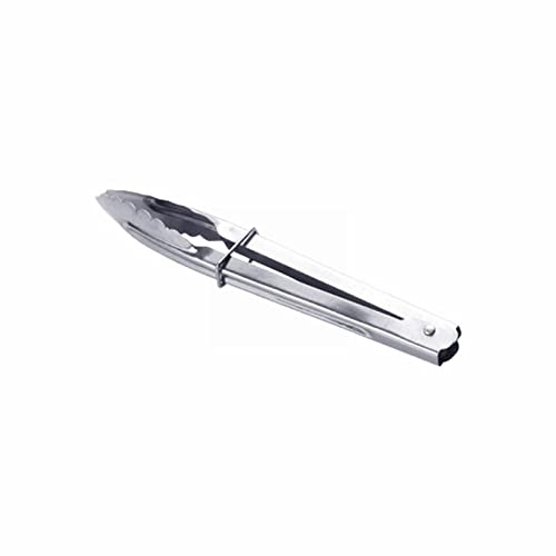 YUGHGH Edelstahl-Brot-Clip Mini-Lebensmittel-Clip Outdoor-Grill-Clip Lebensmittel-Clip Grill-Fleisch-Clip Mini Grillzangen (B, One Size) von YUGHGH