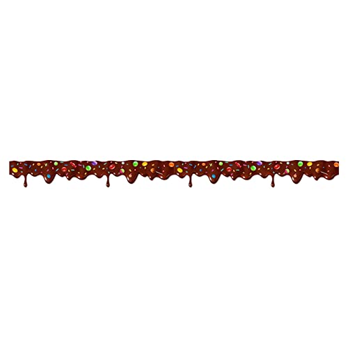 YUGHGH Stoff Candy Wandtattoo Aufkleber-Set zum Abziehen und Aufkleben Aufkleber Für Fliesen Badezimmer (Multicolor, One Size) von YUGHGH