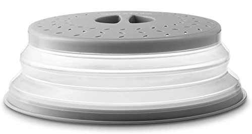 YUGN Faltbare Mikrowellenabdeckung – 27 cm, BPA-frei, Lebensmittelsicher, Hitzebeständig, mit Sieb-Funktion & Belüftungsschlitzen, platzsparendes Design, kostenloses Rezept-E-Book YUGN Faltbare Mikrowellenabdeckung – 27 cm, BPA-frei, Lebensmittelsicher, Hitzebeständig, mit Sieb-Funktion & Belüftungsschlitzen, platzsparendes Design, kostenloses Rezept-E-Book von YUGN