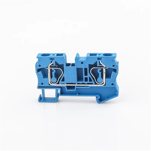 10Pcs ST-6 Din Rail Terminal Blöcke Elektrische Verdrahtung Pull Typ Frühling Käfig Verbindung(Blue) von YUGRUPJG