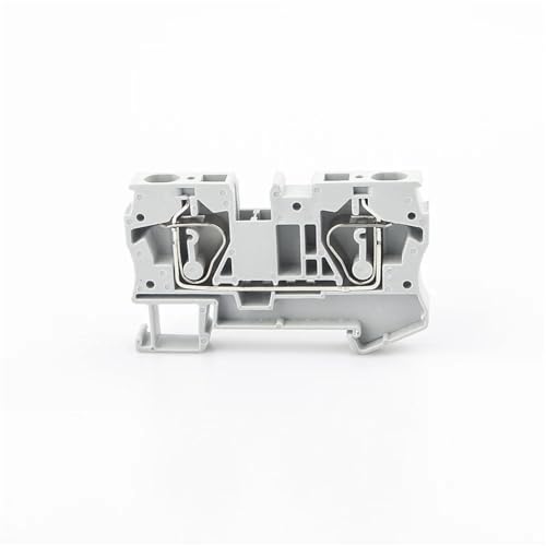 10Pcs ST-6 Din Rail Terminal Blöcke Elektrische Verdrahtung Pull Typ Frühling Käfig Verbindung(Gray) von YUGRUPJG
