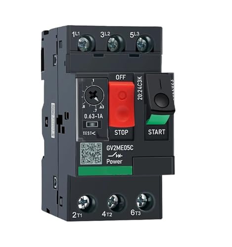 Thermomagnetischer Motorschutzschalter GV2ME08C 2,5–4,0A GV2ME10C 4,0–6,3A GV2ME14C 6,0–10A GV2ME16C 9,0–1(GV2ME32C 24-32A) von YUGRUPJG