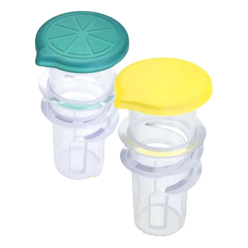 2pcs Klare Plastikschraube Top Säfte Squeezer Zitronenküche Küche Werkzeug Handbuch Säfte Extrakte Für Getränke Kochen Zitronenküreezer von YUGSHNKFC