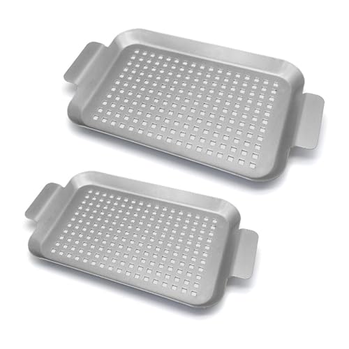 2pcs Ofen Backgeschirr Cookie Tablett Grills Teller Grill Grills Pfanne Outdoor Frittingpfanne Grill Tablett Zum Kochen Von Metallgrillplatte 2pcs Ofen Backgeschirr Cookie Tablett Grills Teller Grill Grills Pfanne Outdoor Frittingpfanne Grill Tablett Zum Kochen Von Metallgrillplatte von YUGSHNKFC