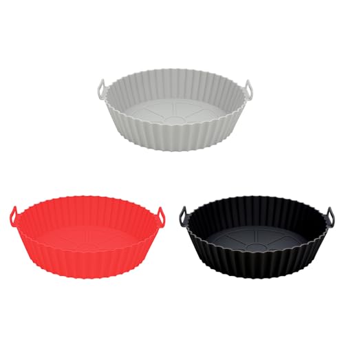 3pcs Luftbraten Silikon Leinersable Luft Frittyer Liner Silicon Töpfe Quadratische Runde Luft Fringy 3pcs Luftbraten Silikon Leinersable Luft Frittyer Liner Silicon Töpfe Quadratische Runde Luft Fringy von YUGSHNKFC