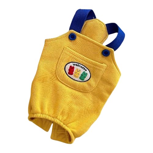Atmungsaktiver Polyester-Overall für Hunde und Katzen, bequemes Frühlings-Herbst-Outfit für kleine Rassen, Partykleidung, Haustier-Hosenträger-Kleidung für Hunde und Katzen Atmungsaktiver Polyester-Overall für Hunde und Katzen, bequemes Frühlings-Herbst-Outfit für kleine Rassen, Partykleidung, Haustier-Hosenträger-Kleidung für Hunde und Katzen von YUGSHNKFC