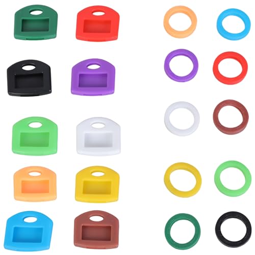 Die Multiple Color Elastic Schlüssel Umfasst Marker Für Die Schnelle Identifizierung Und Den Schutz Der Kurzschlüssel Und Umfasst Runde Und Quadratische Designs von YUGSHNKFC