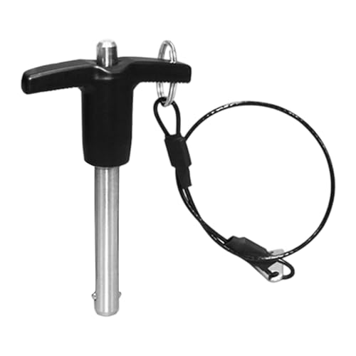 Edelstahlkugelverriegelungsstift Mit Lanyard Kabel Schnell Einfügen Pin T Handle Schnell Mit Druckknopf Schneller Einfügungssicherheit Freigeben von YUGSHNKFC