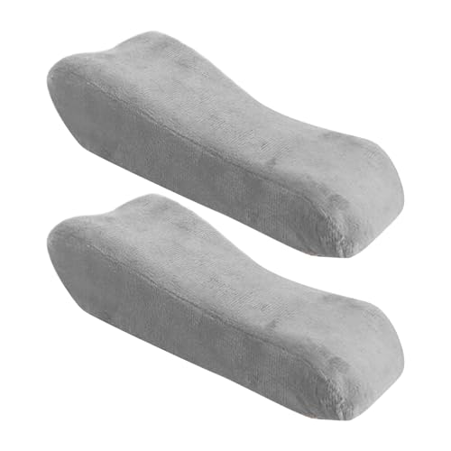 Ergonomic Office Chair Armlehnenpolster Kissen Armkissen 2pcs Für Ellbogen Schmerzen Relief Und Handgelenkunterstützung Für Computerstühle Velvet Computerstuhl Armlehnenpolster von YUGSHNKFC