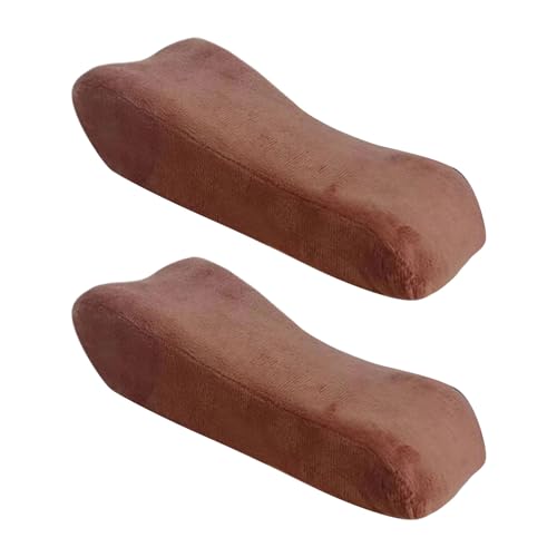 Ergonomic Office Chair Armlehnenpolster Kissen Armkissen 2pcs Für Ellbogen Schmerzen Relief Und Handgelenkunterstützung Für Computerstühle Velvet Computerstuhl Armlehnenpolster von YUGSHNKFC