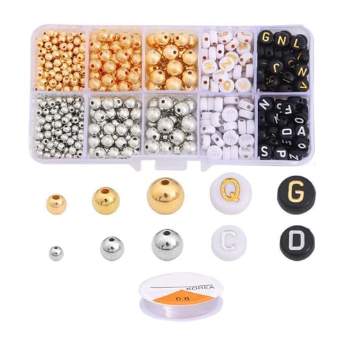 Gold Silber Round Spacer Perlen Harz Perlen Schmuckbrief Für Handgefertigtes Handwerksprojekt Und Schmuckhersteller Mit Lochbuchstaben Round Spacer Zum Erstellen Gold Silber Round Spacer Perlen Harz Perlen Schmuckbrief Für Handgefertigtes Handwerksprojekt Und Schmuckhersteller Mit Lochbuchstaben Round Spacer Zum Erstellen von YUGSHNKFC