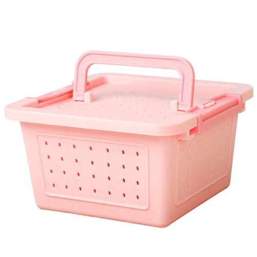 Hamster Außenkäfig Haustierträger Mit Beanstandbarer Abdeckung Kunststoff Cage Cage Practical Travel Box Für Hamsterzubehör von YUGSHNKFC